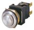 Arcolectric (Bulgin) Ltd Push Button Switch, Momentary, Panel Mount, 19.2mm Cutout, DPDT, 250V ac, IP66