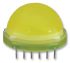 Kingbright LED világító dióda, 12 tüskés, furatos, 6 LED, sárga, 588 nm, 48 mcd, 6 → 8 V, 120°
