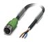 Phoenix Contact Female 3 way M12 to Sensor Actuator Cable, 5m