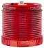 Vörös LED 120dB Irányjelző, Fekete burkolat, alsó rész Ø: 70mm, 24 V DC