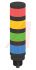 Torretta di segnalazione Banner, 18 → 30 V c.c., LED, 4 elementi, lenti Blu, verde, rosso, giallo