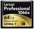 Lexar compact Flash kártya CompactFlash Nem 64 GB Professzionális MLC 1066x
