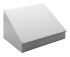 Hammond 1488 Series Grey Steel Desktop Enclosure, Sloped Front, 305 x 406 x 233mm