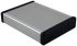 Caja Hammond de Aluminio Anodizado de plata, 160 x 165 x 51.5mm, IP54