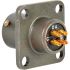Amphenol, PT 4 Way Panel Mount MIL Spec Circular Connector Receptacle, Pin Contacts,Shell Size 8, Bayonet, MIL-DTL-26482