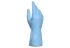 Mapa VITAL 117 Blue Latex Chemical Resistant Work Gloves, Size 8, Medium, Latex Coating