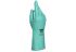 Mapa ULTRANITRIL 492 Green Nitrile Chemical Resistant Work Gloves, Size 8, Medium, Nitrile Coating