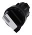 Siemens SIRIUS ACT Series 2 Position Selector Switch Head, 22mm Cutout, Black/White Handle