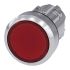 Siemens 红色圆形按钮头, Φ22mm开孔, Φ29.5mm按钮, 瞬时, IP66, IP67, IP69K, SIRIUS ACT系列 3SU1051-0AB20-0AA0