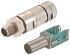 HARTING Circular Connector, 8 Contacts, Cable Mount, M12 Connector, Plug, Male, IP65, IP67, preLink Series