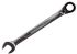 Bahco Ratchet Spanner, 12mm, Metric, Double Ended, 172 mm Overall
