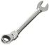 Bahco Ratchet Spanner, 11mm, Metric, Double Ended, 141 mm Overall