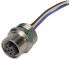 Harting Straight Female 4 way M12 to Unterminated Sensor Actuator Cable, 0.5m
