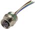 HARTING Female 5 way M12 to Unterminated Sensor Actuator Cable, 500mm