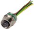 HARTING Female 8 way M12 to Unterminated Sensor Actuator Cable, 0.5m