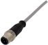 Harting, 2134 Series, M12 to Unterminated Cable assembly, 3 Core 1m Cable