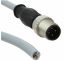 Harting Straight Male M12 to Free End Sensor Actuator Cable, 4 Core, PUR, 10m