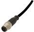 Harting Straight Female 4 way M12 to Straight Male 4 way M12 Sensor Actuator Cable, 10m