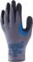 Showa Grey General Purpose Cotton Work Gloves, Size 8, Medium, Latex Coated