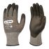 Skytec Black Glass Fibre, Nylon Cut Resistant Work Gloves, Size 9, Large, Nitrile Coating