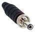 Switchcraft, 761KS DC Plug Rated At 5.0A, Cable Mount, length 57mm, Tin, IP68