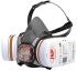 JSP PressToCheck Series Half-Type Mask Respirator, Size Medium, Hypoallergenic