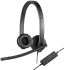 Logitech Fül feletti fejhallgatók 981-000575 USB-A Fekete