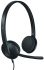 Logitech Fül feletti fejhallgatók 981-000475 USB-A Fekete