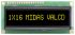Midas MC11605A12W-VNMLY MC11605 Alphanumeric LCD Display Black, 1 Row by 16 Characters, Transmissive