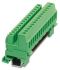 Phoenix Contact MSTBVK 2.5/10-ST-5.08 Series Green DIN Rail Terminal Block, Screw Termination