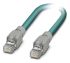 Phoenix Contact Cat5 Straight Male RJ45 to Straight Male RJ45 Ethernet Cable, Black Polyurethane Sheath, 10m