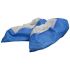 Cubrezapatos desechables antideslizantes de color Azul PAL, talla única, paquete de 100 unidades