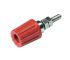 Hirschmann Test & Measurement 35A, Red Binding Post With Brass Contacts and Nickel Plated