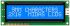 Display monocromo LCD alfanumérico Midas A de 2 filas x 16 caract., transmisivo, área 99 x 24mm
