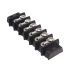 Cinch Connectors Barrier Strip, 6 Contact, 9.53mm Pitch, 2 Row, 15A, 250 V ac