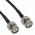 Cinch 415 Series Male BNC to Male BNC Coaxial Cable, 914.4mm, Belden 8218 Coaxial, Terminated