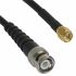 Cinch 415 Series Male SMA to Male BNC Coaxial Cable, 304.8mm, RG58 Coaxial, Terminated