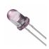Lumex LED világító dióda, 2 tüskés, furatos, Rózsaszín, 2200 mcd, 4 V, 20°, 5 mm (T-1 3/4)