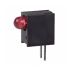 PCB LED indikátor, řada: 551 barva Červená Pravý úhel Průchozí otvor 60° Dialight