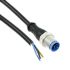 TE Connectivity Straight Male 5 way M12 to Unterminated Sensor Actuator Cable, 1.5m
