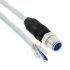 TE Connectivity Male M12 to Unterminated Sensor Actuator Cable, 5 Core, Polyurethane PUR, 1.5m
