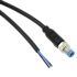 TE Connectivity Male 3 way M8 to Unterminated Sensor Actuator Cable, 1.5m