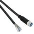 TE Connectivity Straight Female M8 to Free End Sensor Actuator Cable, 4 Core, PUR, 1.5m