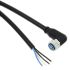 TE Connectivity Right Angle Female 4 way M8 to Unterminated Sensor Actuator Cable, 1.5m
