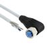 TE Connectivity Right Angle Female 4 way M12 to Unterminated Sensor Actuator Cable, 1.5m