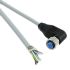Kabelová sestava, A: Pravoúhlý M12, B: Bez koncovky, 4 A, 60 V AC/DC, IP65, IP67 TE Connectivity