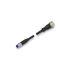 TE Connectivity Straight Female 4 way M12 to Straight Male 4 way M8 Sensor Actuator Cable, 1.5m