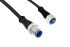 TE Connectivity Straight Female M12 to Straight Male M12 Sensor Actuator Cable, 5 Core, PUR, 1.5m