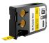 Dymo XTL Black on Yellow Label Printer Tape, 12 mm Width, 7 m Length for XTL 300, XTL 500
