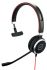 Jabra Evolve 40 Black, Red Wired USB A On Ear Headset
